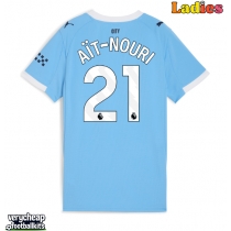 Manchester City Rayan Ait-Nouri #21 Replica Home Shirt Ladies 2025-26 Short Sleeve